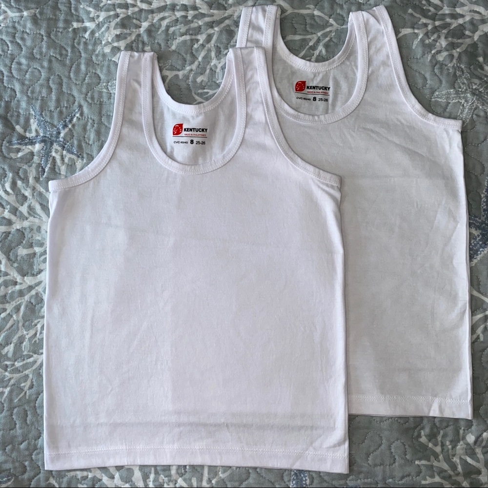Toddler size White Undershirt Tank Top